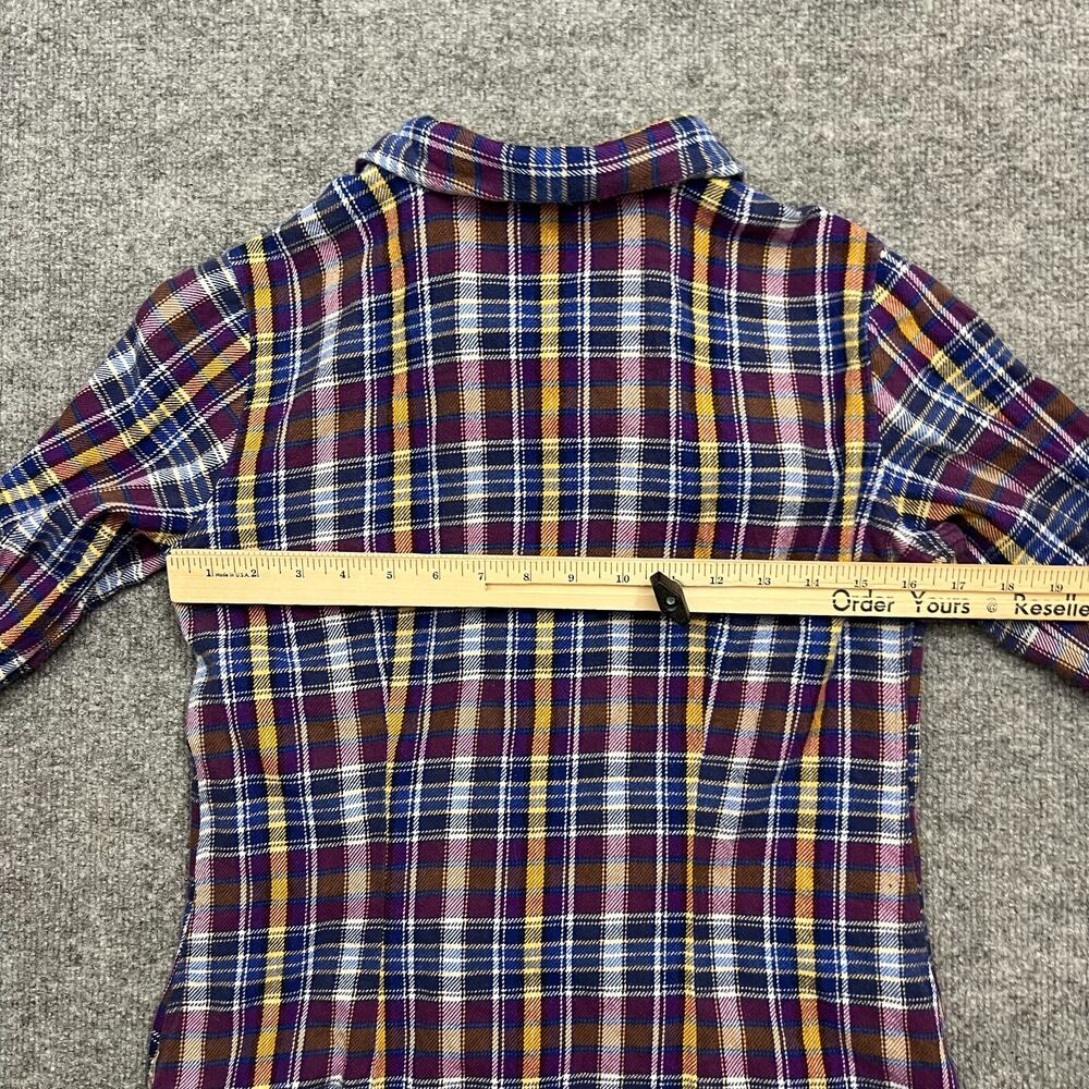 Patagonia Flannel Shirt Womens 6 Multicolor Plaid Long Sleeve Classic Button Up - Picture 7 of 10